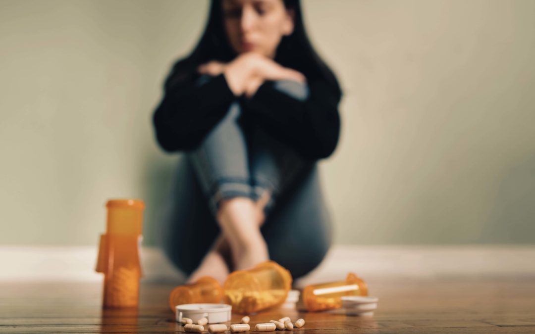 woman with anxiety considering taking drugs